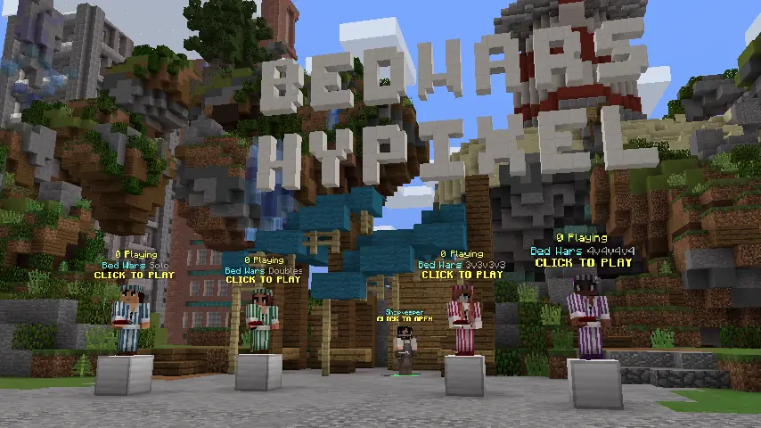 Hypixel Bedwars Gameplay